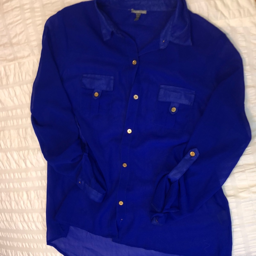Cobalt Blue Shirt